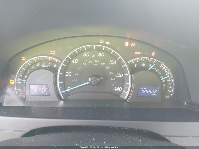 2013 Toyota Camry Xle VIN: 4T1BF1FK6DU723254 Lot: 43217334