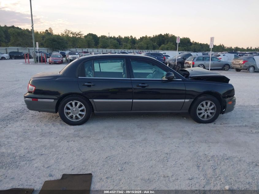 2005 Kia Amanti VIN: KNALD124755059416 Lot: 43217342