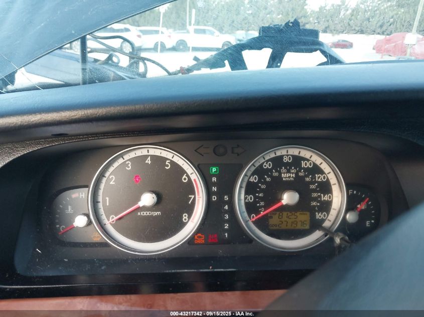 2005 Kia Amanti VIN: KNALD124755059416 Lot: 43217342