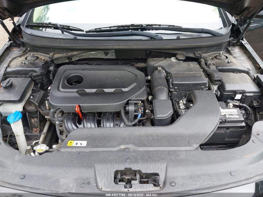 2017 Hyundai Sonata Se VIN: 5NPE24AF2HH536019 Lot: 43217365