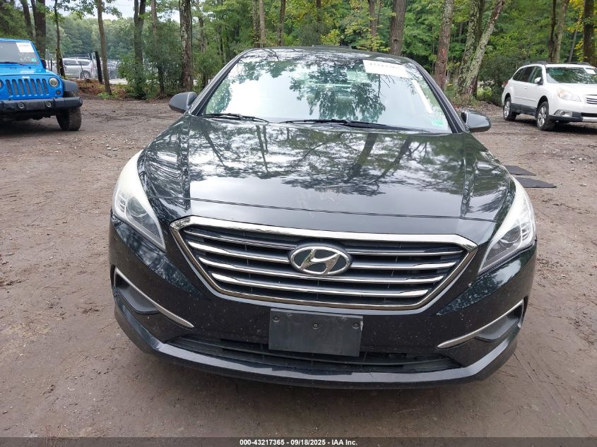 2017 Hyundai Sonata Se VIN: 5NPE24AF2HH536019 Lot: 43217365