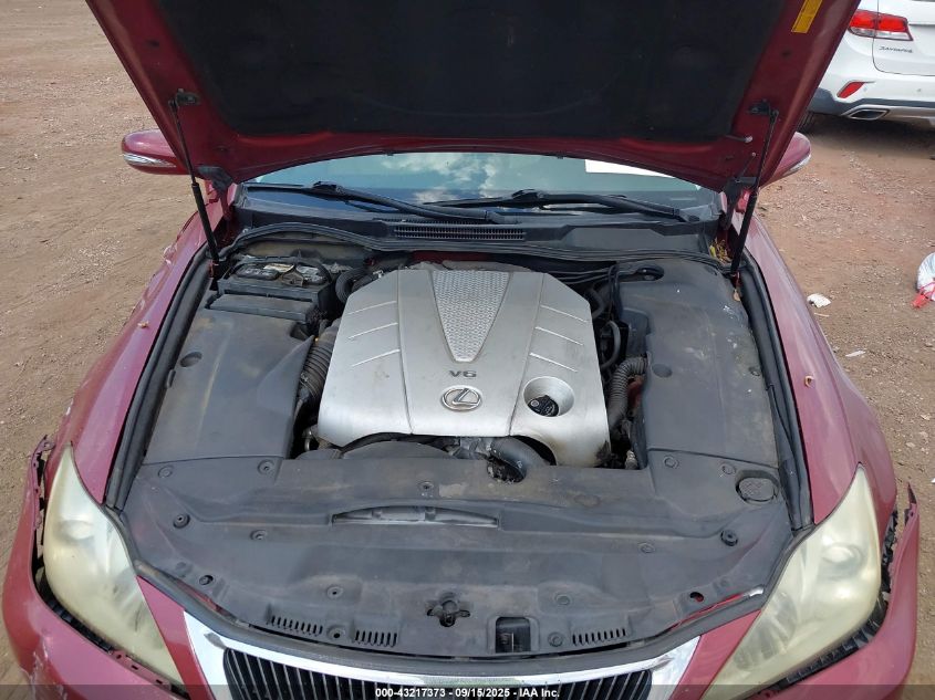 2010 Lexus Is 350C VIN: JTHFE2C22A2500668 Lot: 43217373