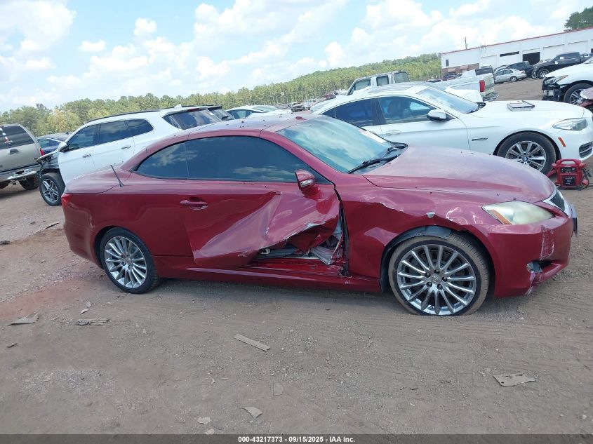 2010 Lexus Is 350C VIN: JTHFE2C22A2500668 Lot: 43217373
