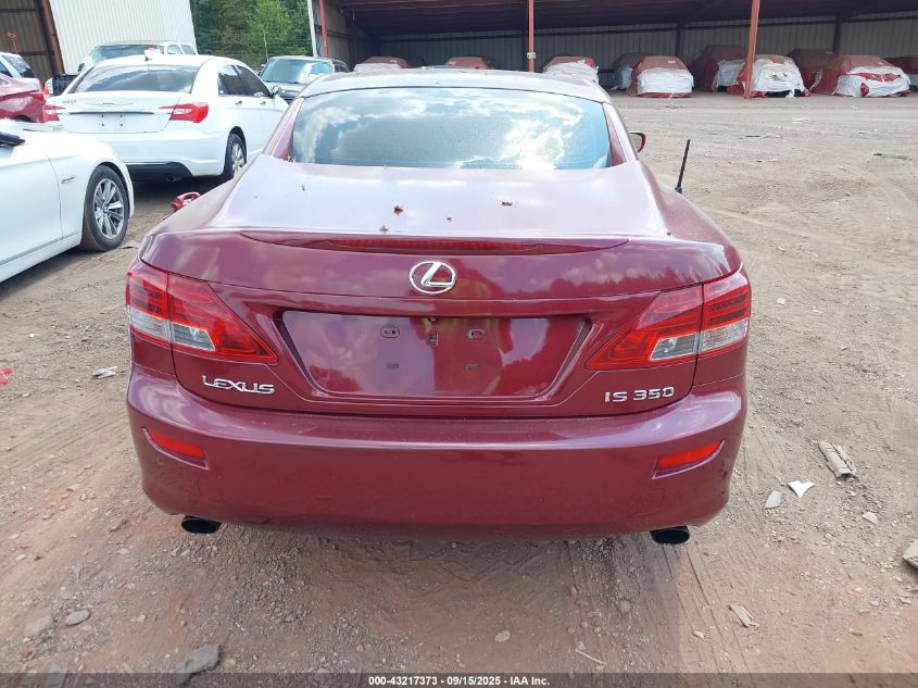 2010 Lexus Is 350C VIN: JTHFE2C22A2500668 Lot: 43217373