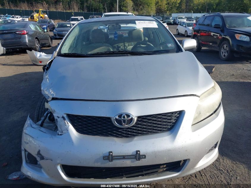 2009 Toyota Corolla Le VIN: JTDBL40E39J010712 Lot: 43217486