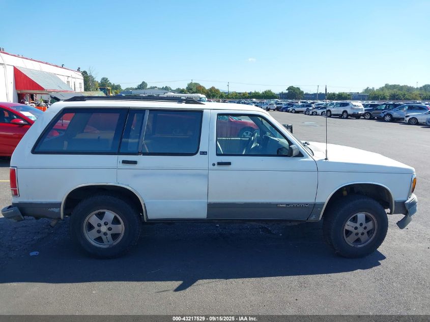 1992 GMC S15 Jimmy VIN: 1GKDT13Z7N2501377 Lot: 43217529