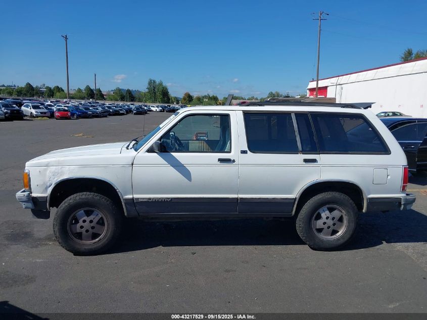 1992 GMC S15 Jimmy VIN: 1GKDT13Z7N2501377 Lot: 43217529