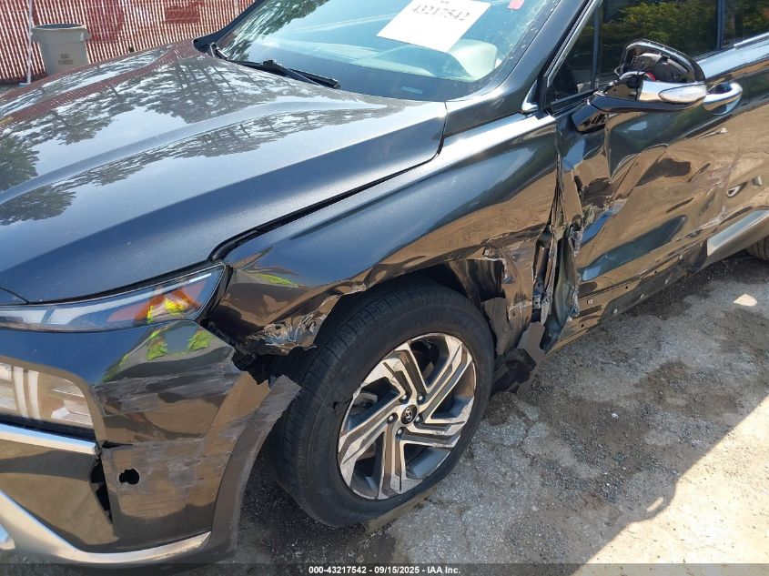 2022 Hyundai Santa Fe Sel VIN: 5NMS34AJ3NH431941 Lot: 43217542