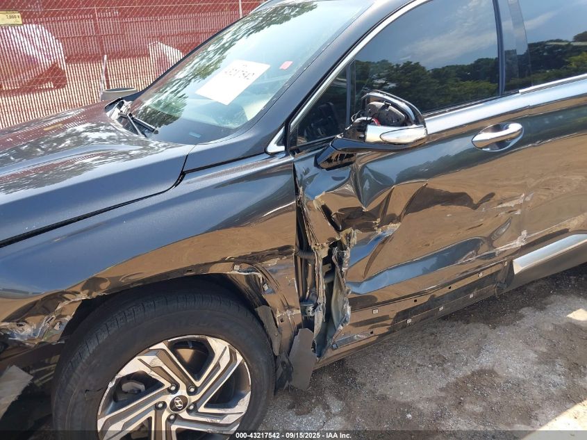 2022 Hyundai Santa Fe Sel VIN: 5NMS34AJ3NH431941 Lot: 43217542