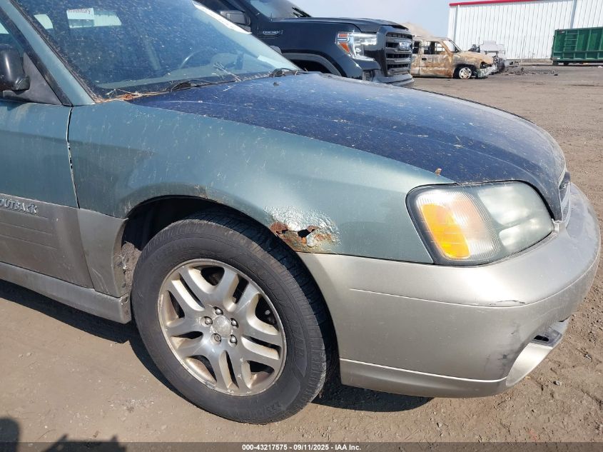 2004 Subaru Outback VIN: 4S3BH675547623939 Lot: 43217575