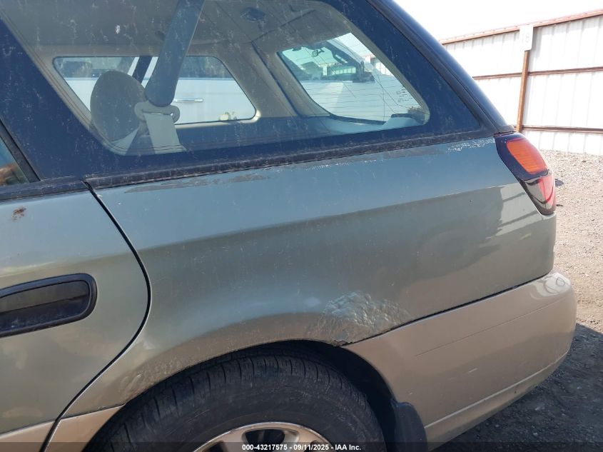 2004 Subaru Outback VIN: 4S3BH675547623939 Lot: 43217575