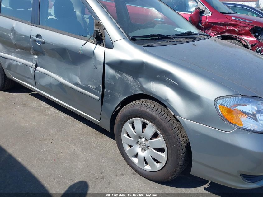 2004 Toyota Corolla Le VIN: 2T1BR32E44C274161 Lot: 43217585