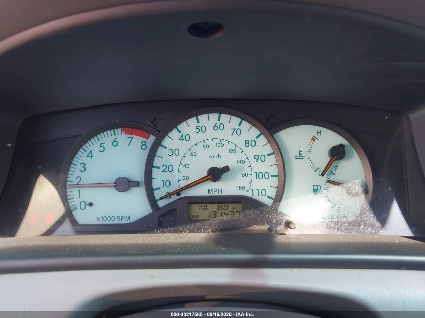 2004 Toyota Corolla Le VIN: 2T1BR32E44C274161 Lot: 43217585