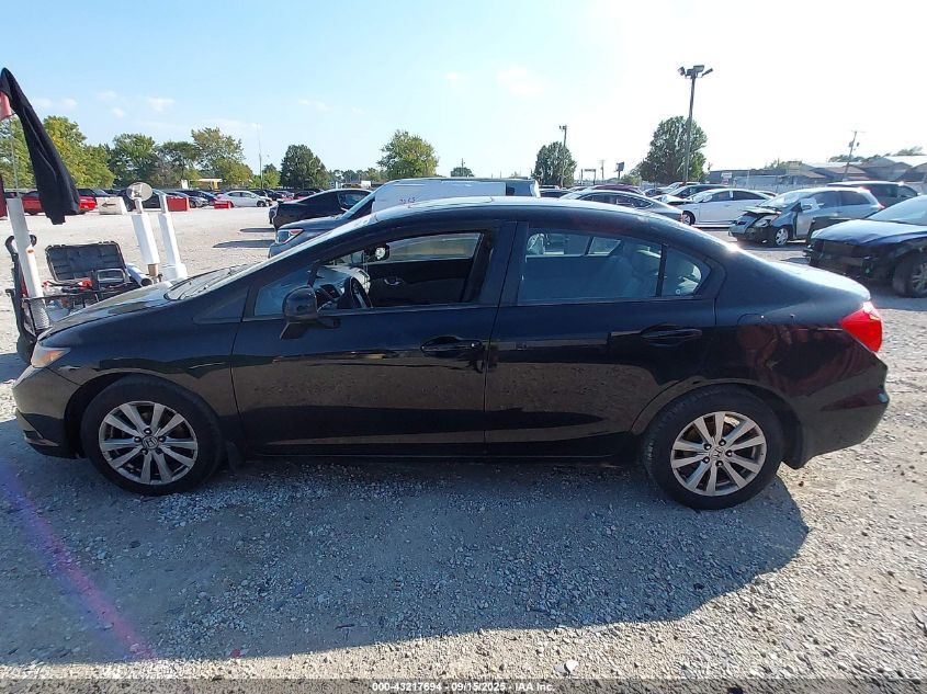 2012 Honda Civic Ex-L VIN: 19XFB2F97CE056860 Lot: 43217694