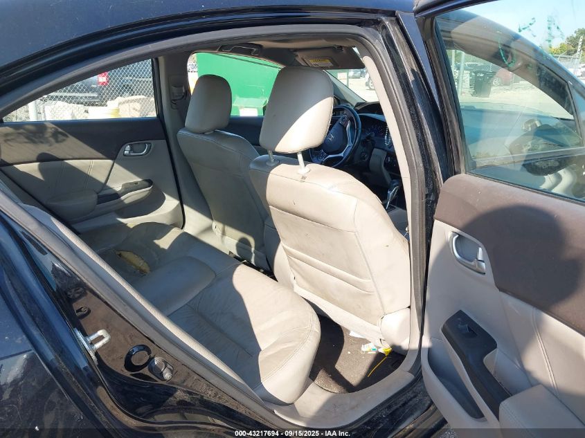 2012 Honda Civic Ex-L VIN: 19XFB2F97CE056860 Lot: 43217694