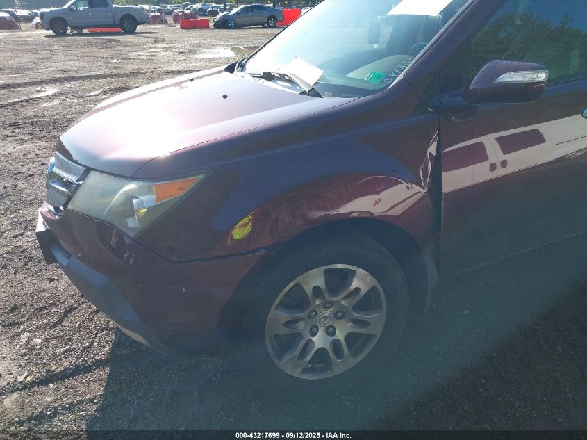 2008 Acura Mdx Technology Package VIN: 2HNYD28658H552736 Lot: 43217699