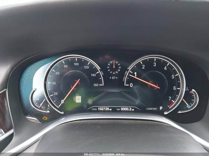 WBA7F0C56GGL99287 | 2016 BMW 750I