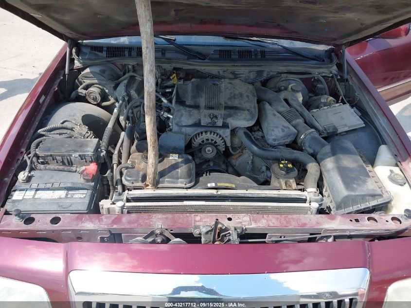 2007 Mercury Grand Marquis Gs VIN: 2MEFM74V87X633482 Lot: 43217712