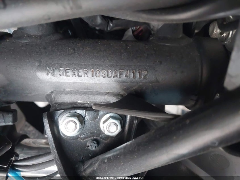 2025 Kawasaki Ex650 R VIN: ML5EXER16SDAF4112 Lot: 43217799