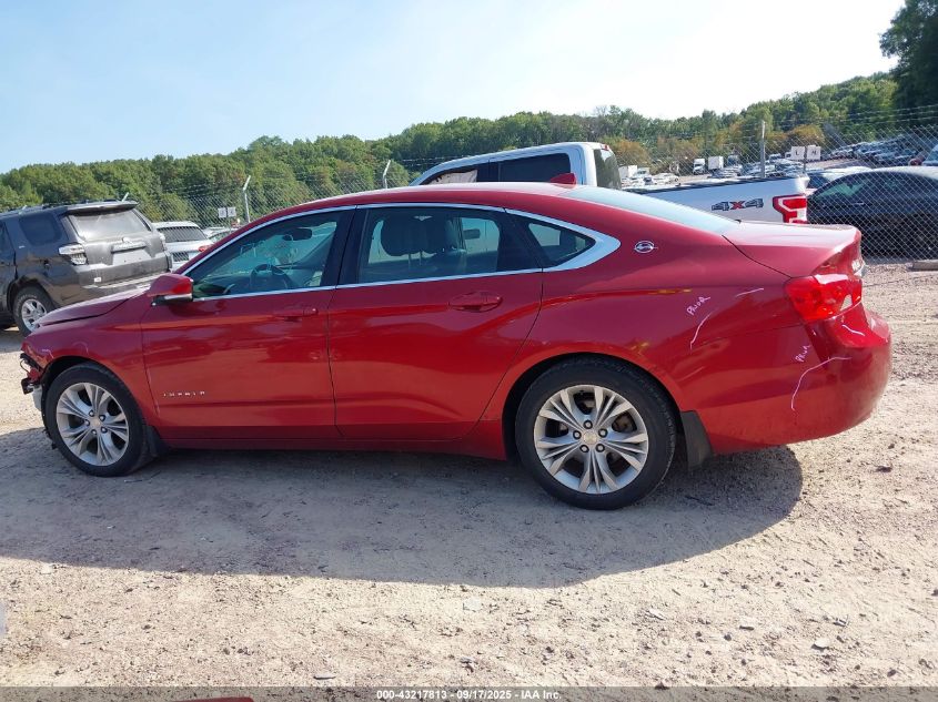 2014 Chevrolet Impala 2Lt VIN: 1G1125S37EU121863 Lot: 43217813