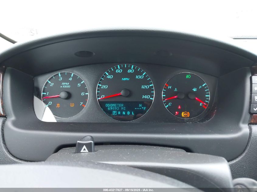 2016 Chevrolet Impala Limited Ltz VIN: 2G1WC5E37G1122749 Lot: 43217827