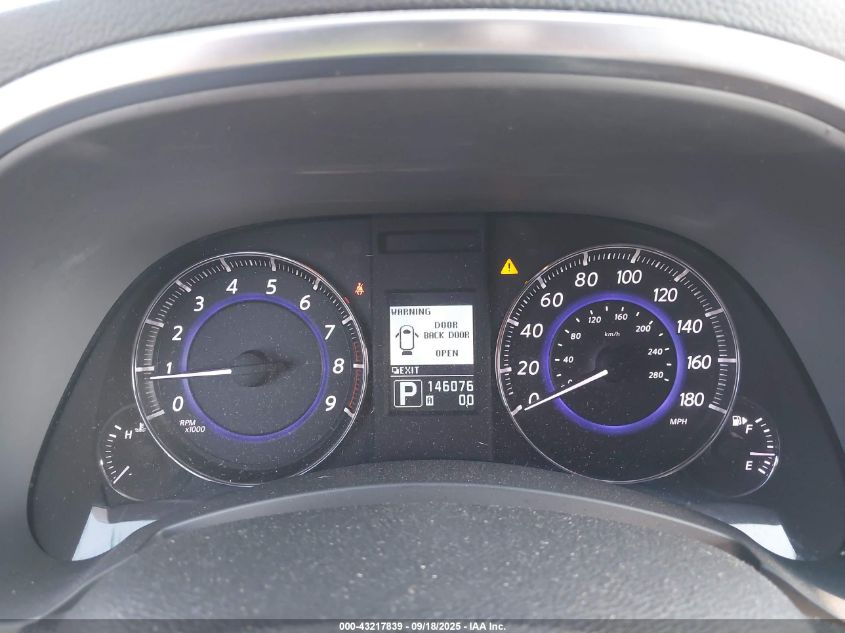 2013 Infiniti Fx37 VIN: JN8CS1MW7DM171987 Lot: 43217839