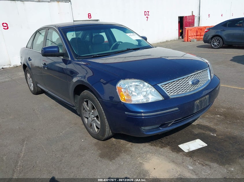 2007 Ford Five Hundred Sel blue sedan gasoline 1FAHP27187G109743 photo #1