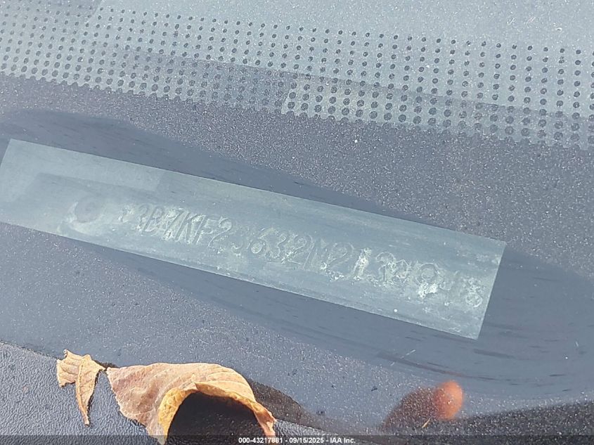 2002 Dodge Ram 2500 St VIN: 3B7KF23632M213494 Lot: 43217881