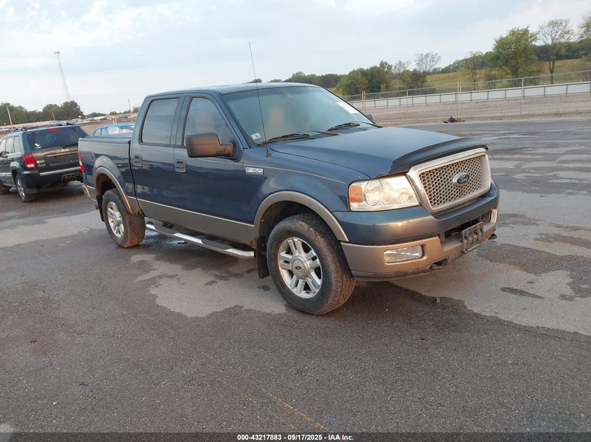 2004 Ford F-150 Fx4/Lariat/Xlt blue truck gasoline 1FTPW14584KA05885 photo #1