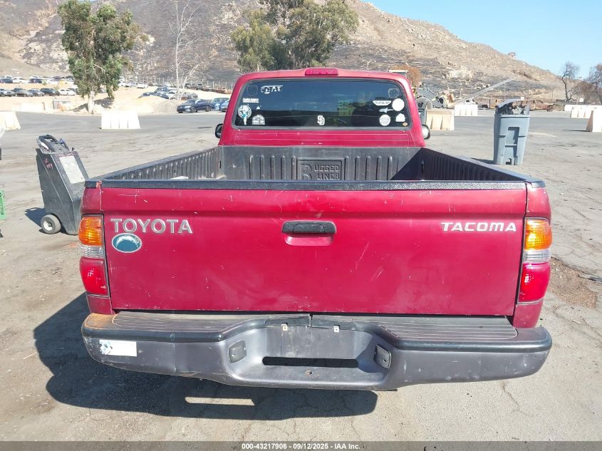 2004 Toyota Tacoma VIN: 5TENL42N24Z378260 Lot: 43217906