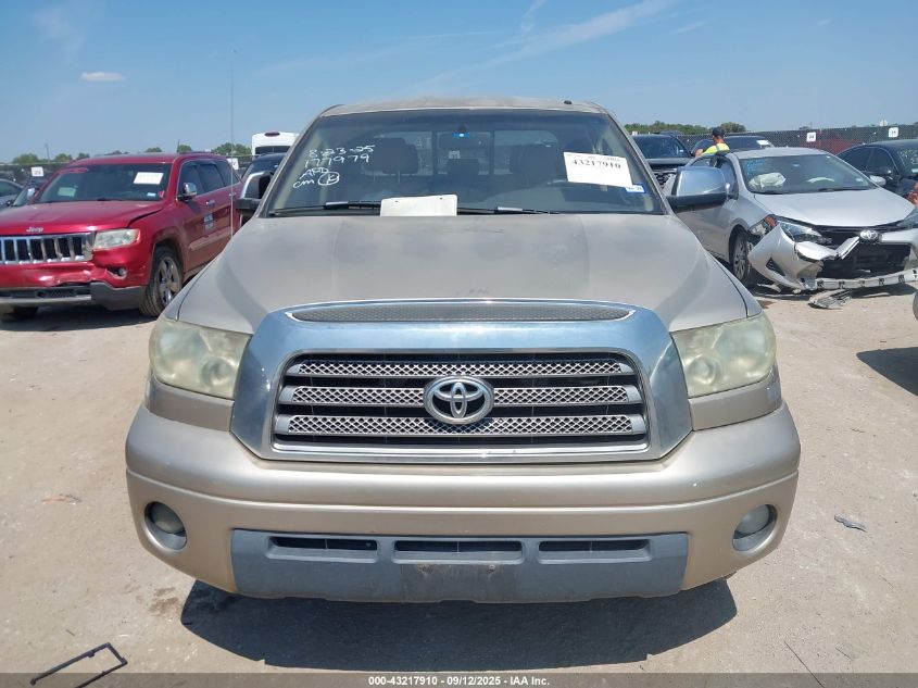 2007 Toyota Tundra Limited 5.7L V8 VIN: 5TFRV58147X010082 Lot: 43217910