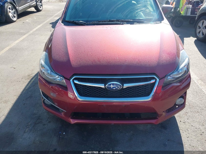 2015 SUBARU IMPREZA 2.0I SPORT LIMITED JF1GPAZ68FH296036