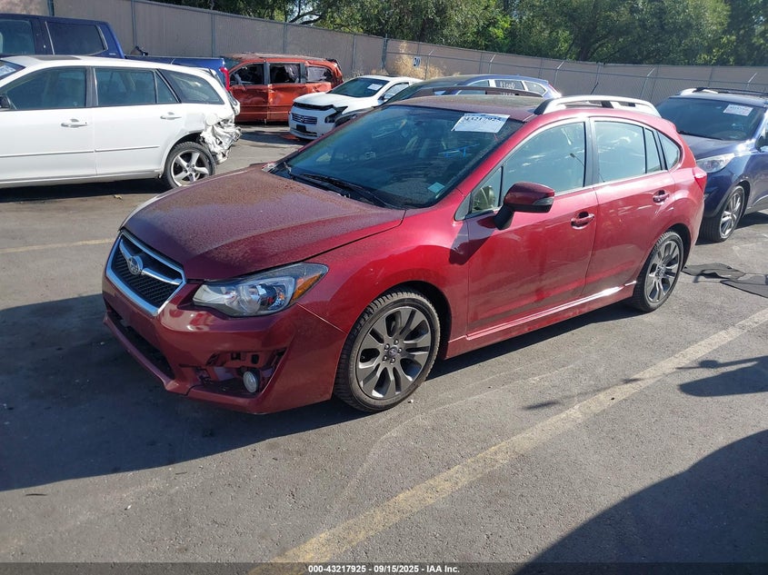 2015 SUBARU IMPREZA 2.0I SPORT LIMITED JF1GPAZ68FH296036