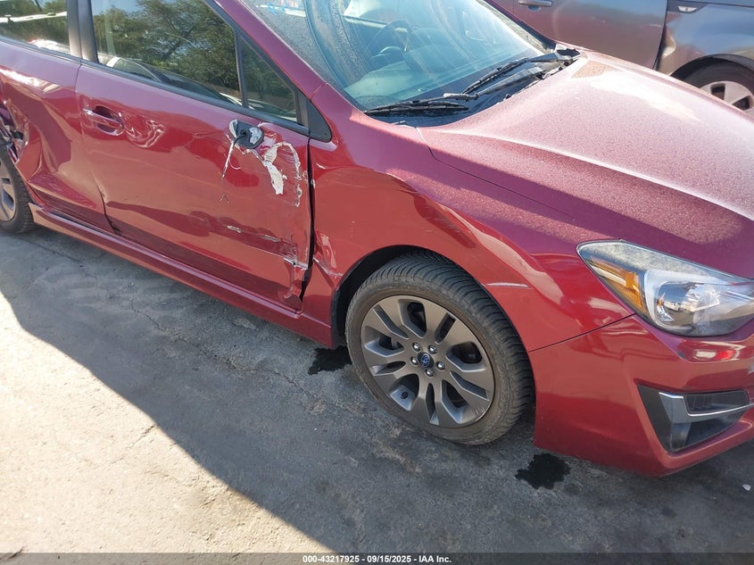 2015 SUBARU IMPREZA 2.0I SPORT LIMITED JF1GPAZ68FH296036