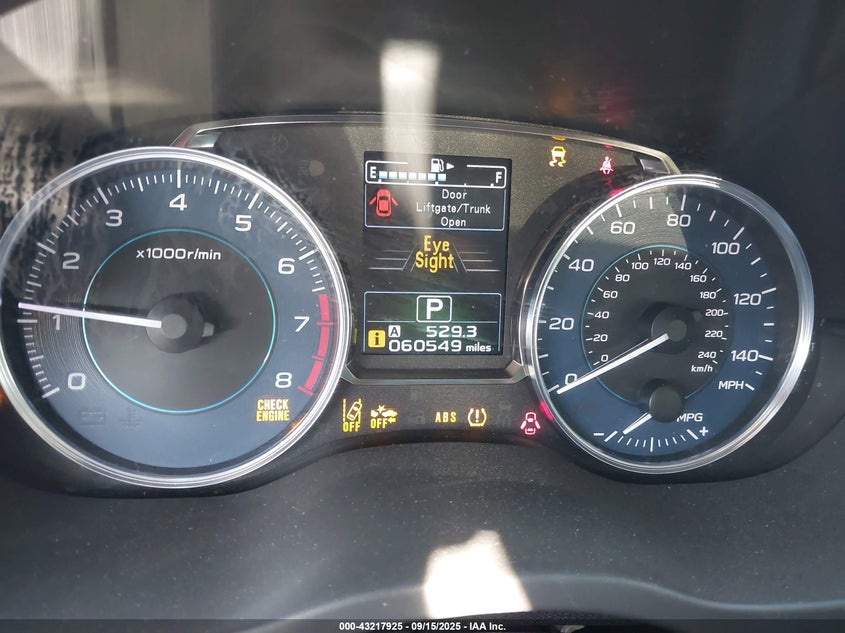 2015 SUBARU IMPREZA 2.0I SPORT LIMITED JF1GPAZ68FH296036