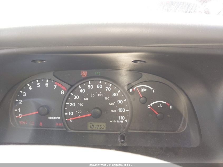 2004 Chevrolet Tracker VIN: 2CNBJ134446905375 Lot: 43217982