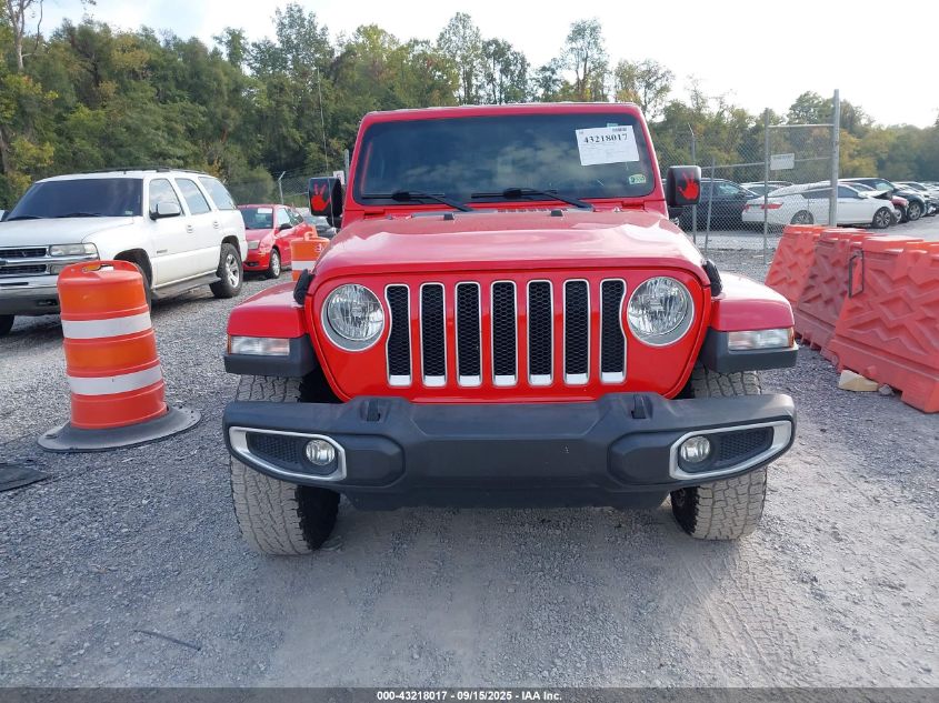 2021 Jeep Wrangler Unlimited Sahara 4X4 VIN: 1C4HJXEN8MW624113 Lot: 43218017