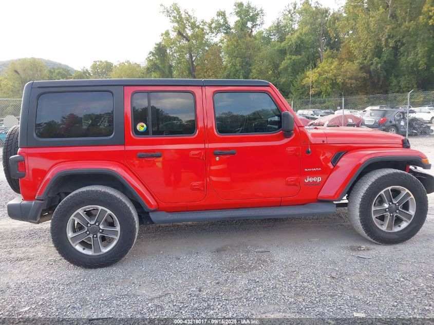 2021 Jeep Wrangler Unlimited Sahara 4X4 VIN: 1C4HJXEN8MW624113 Lot: 43218017