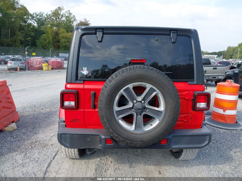 2021 Jeep Wrangler Unlimited Sahara 4X4 VIN: 1C4HJXEN8MW624113 Lot: 43218017
