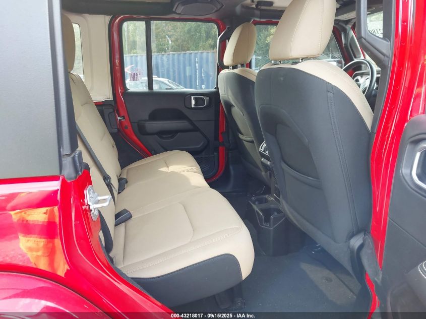 2021 Jeep Wrangler Unlimited Sahara 4X4 VIN: 1C4HJXEN8MW624113 Lot: 43218017