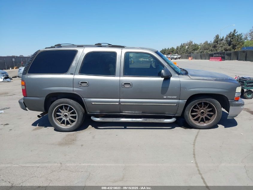 2000 Chevrolet Tahoe All New Lt VIN: 1GNEC13T1YJ137230 Lot: 43218023