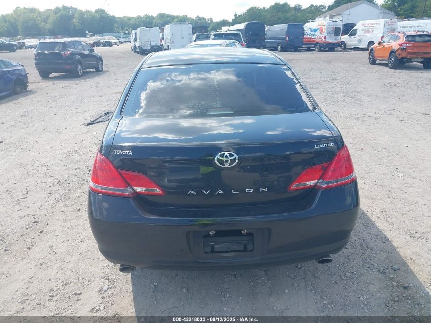 2006 Toyota Avalon Limited VIN: 4T1BK36B36U072207 Lot: 43218033