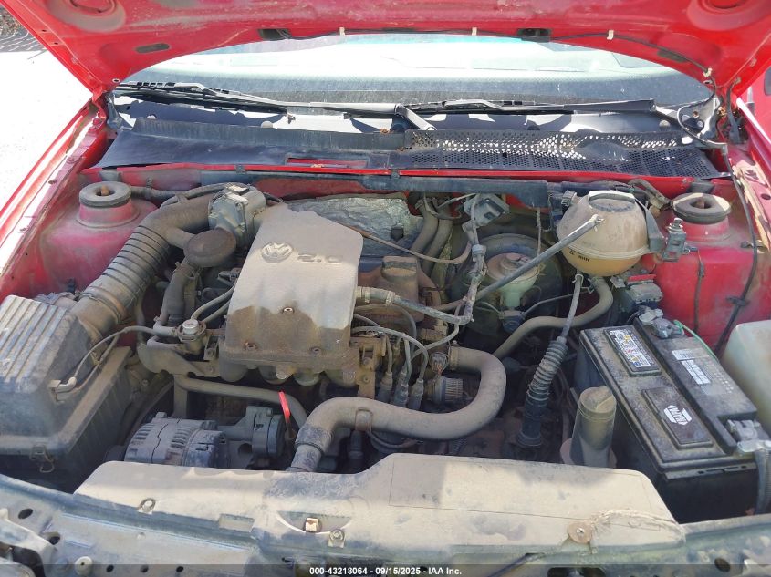 1996 Volkswagen Jetta Gl VIN: 3VWRA81HXTM060132 Lot: 43218064