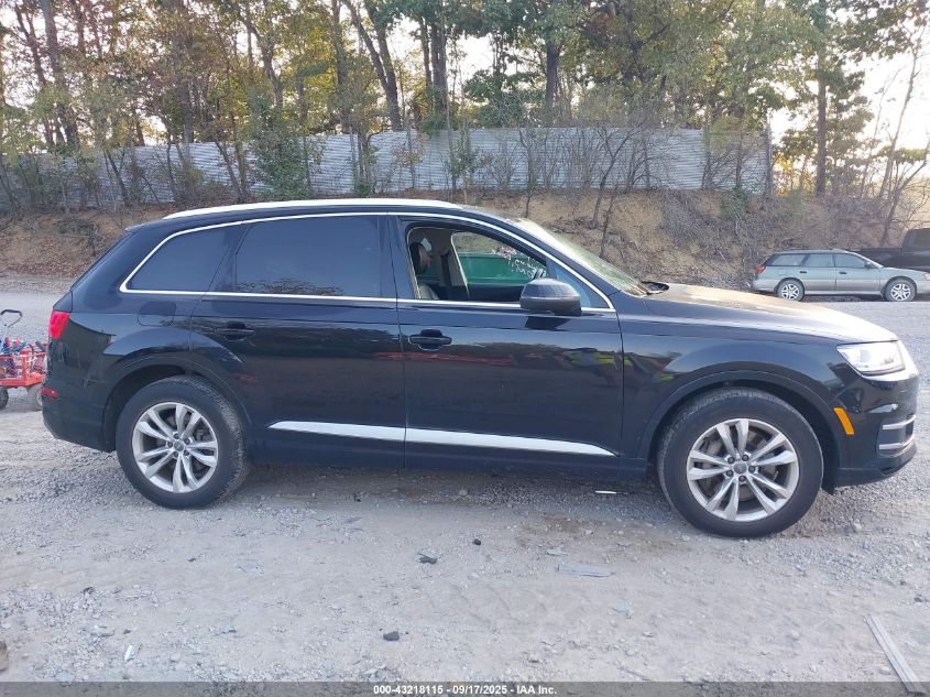 2018 Audi Q7 3.0T Premium VIN: WA1LAAF7XJD036495 Lot: 43218115