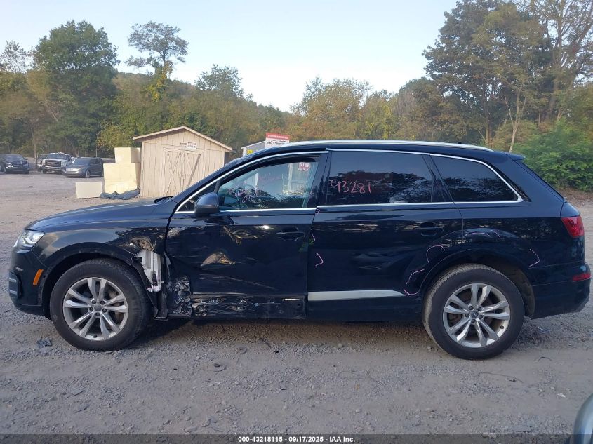 2018 Audi Q7 3.0T Premium VIN: WA1LAAF7XJD036495 Lot: 43218115