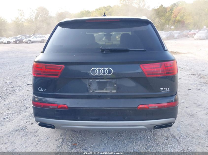 2018 Audi Q7 3.0T Premium VIN: WA1LAAF7XJD036495 Lot: 43218115