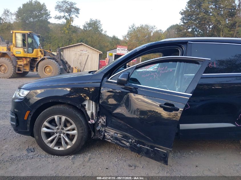 2018 Audi Q7 3.0T Premium VIN: WA1LAAF7XJD036495 Lot: 43218115