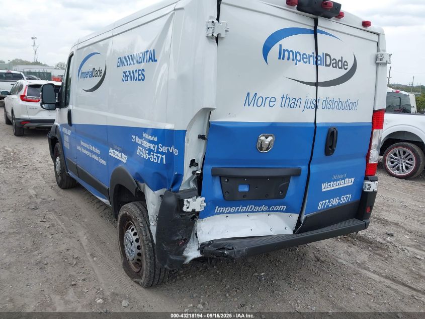 2025 Ram Promaster 1500 Tradesman Low Roof 118 Wb W/Pass Seat VIN: 3C6LRVNG5SE505961 Lot: 43218194