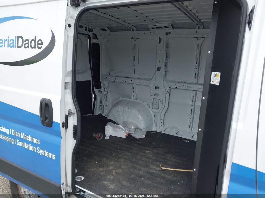 2025 Ram Promaster 1500 Tradesman Low Roof 118 Wb W/Pass Seat VIN: 3C6LRVNG5SE505961 Lot: 43218194