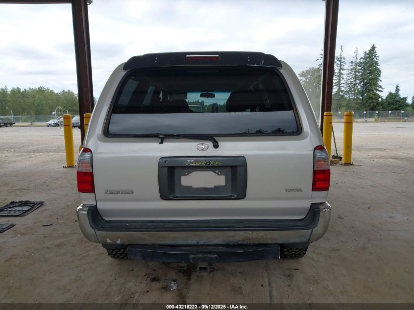 1998 Toyota 4Runner Sr5 V6 Limited VIN: JT3HN87R4W0188199 Lot: 43218223